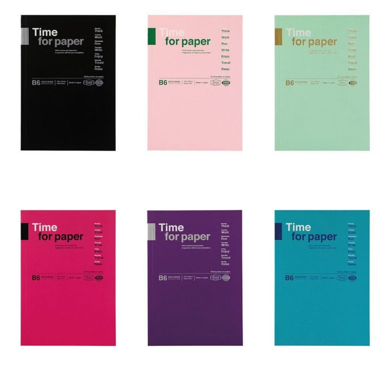 Time for Paper B6 Notebooks-Notebooks-Mark's Inc.-Light Pink