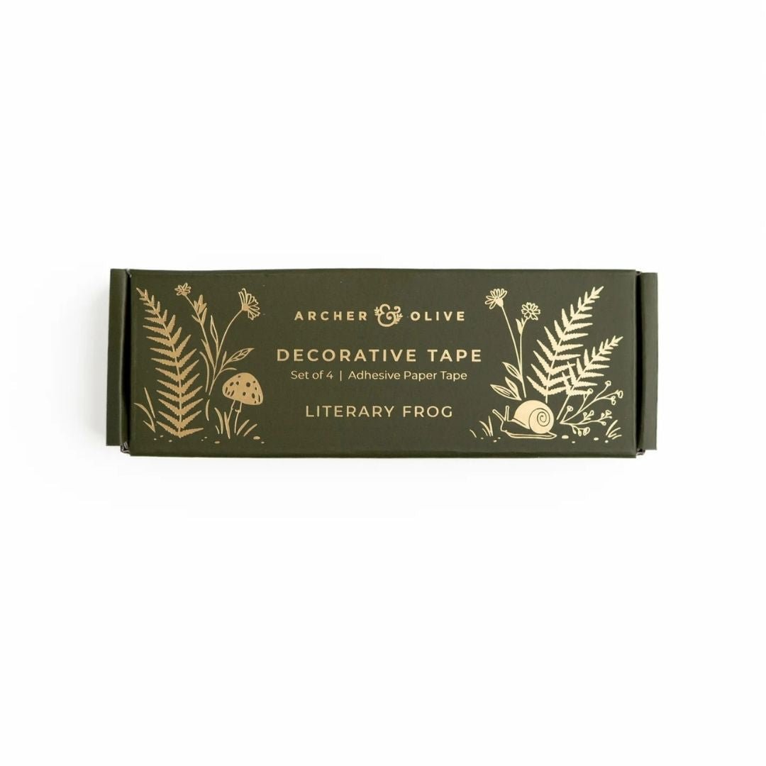 Literary Frog Washi Tape Set - Archer & Olive