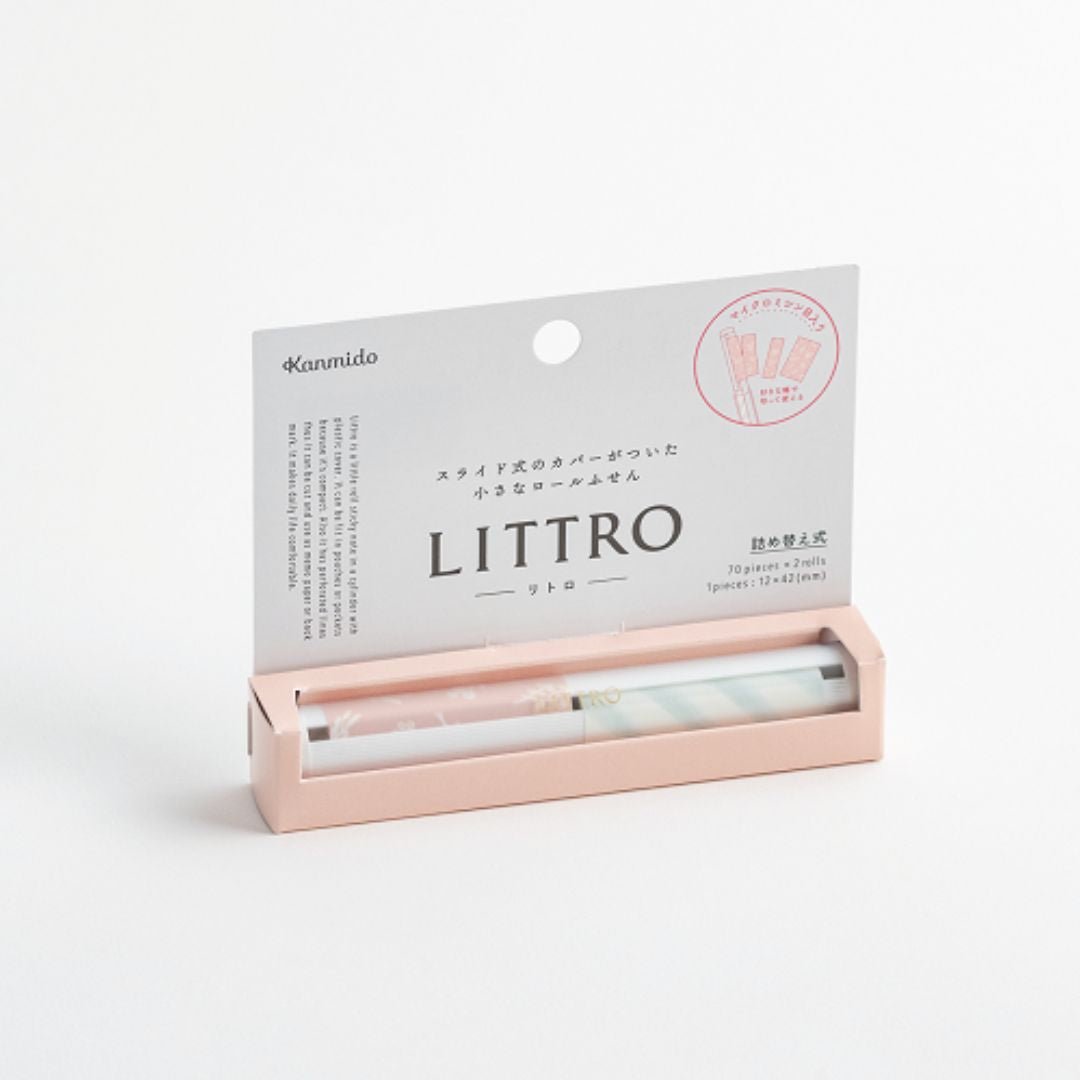 Littro Roller Sticky Notes - Kanmido - Botanical - Kanmido
