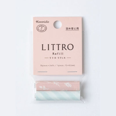 Littro Roller Sticky Notes Refills - Kanmido - Botanical - Kanmido