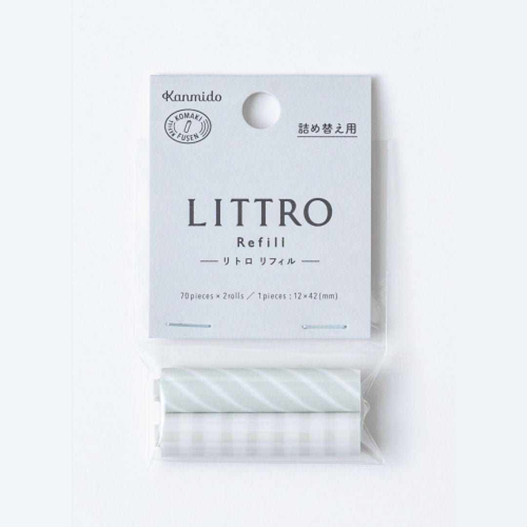 Littro Roller Sticky Notes Refills - Kanmido - Greyish - Kanmido