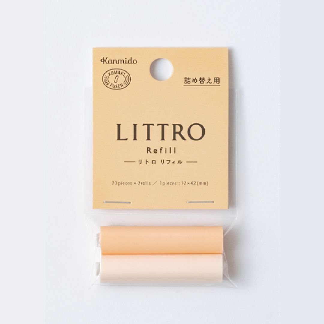Littro Roller Sticky Notes Refills - Kanmido - Nude - Kanmido
