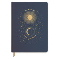 Live By The Sun Bookcloth Jumbo Journal - Designworks Collective - Under the Rowan Trees
