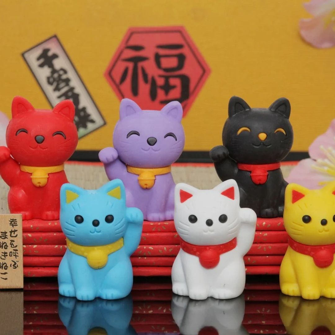 Lucky Cat Eraser - Iwako - Iwako