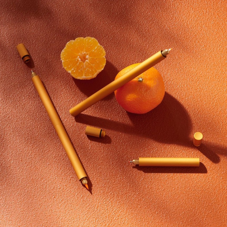 Lumos Matte Clementine Refillable Multi - Tip Pen - Mini - Tom's Studio