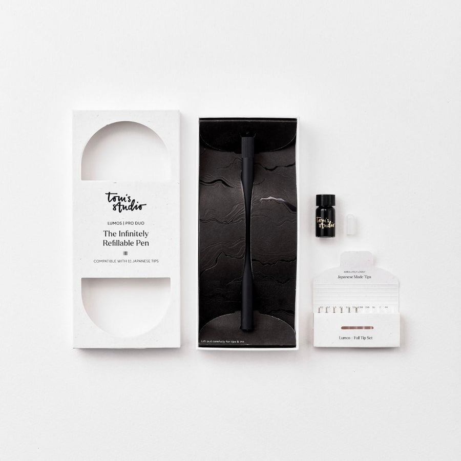 Lumos Pro Black Refillable Multi - Tip Pen - Tom's Studio - Under the Rowan Trees