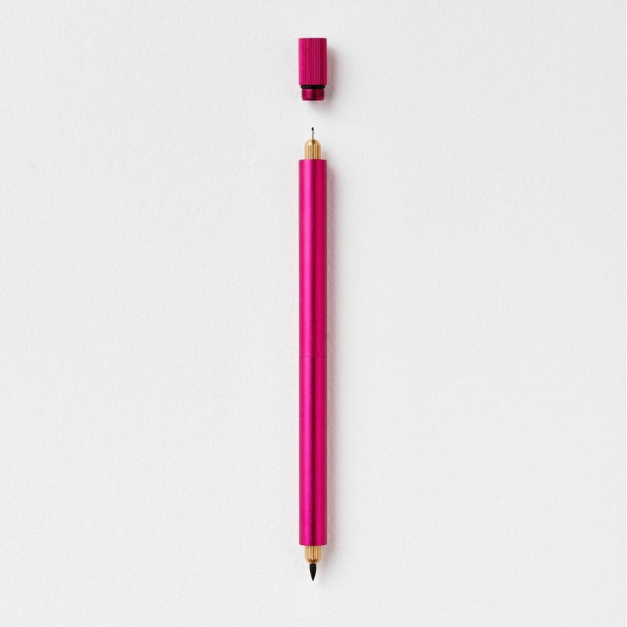Lumos Refillable Multi-Tip Pen - Tom's Studio Duo Tip Raspberry