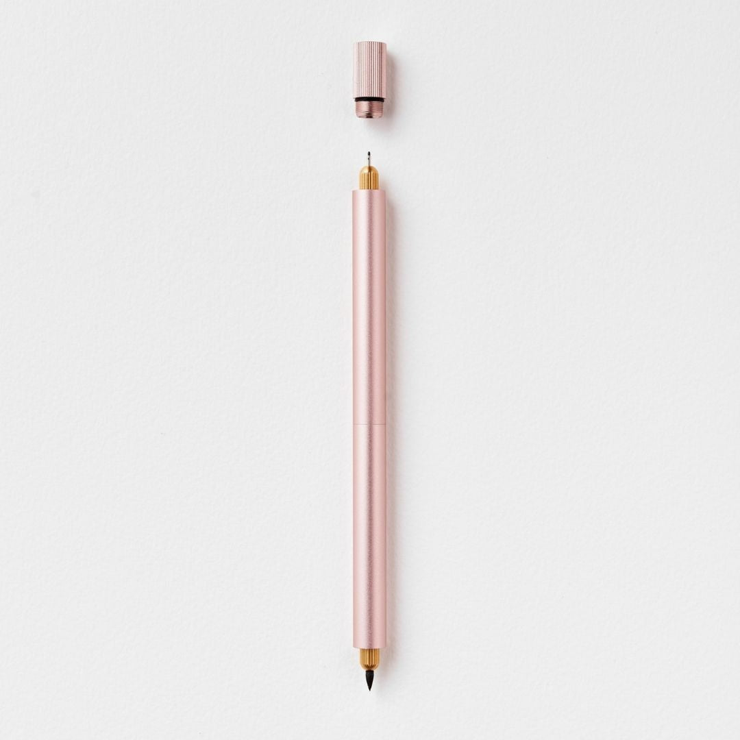 Lumos Refillable Multi-Tip Pen - Tom's Studio Duo Tip - Rose Gold