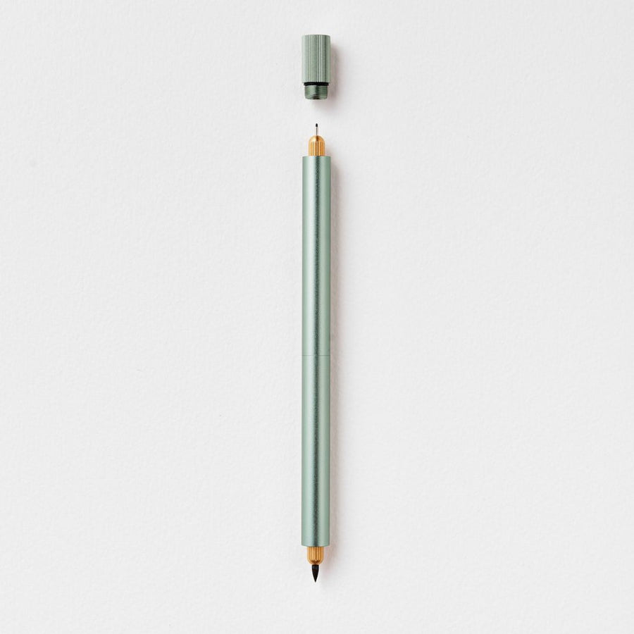 Lumos Refillable Multi-Tip Pen - Tom's Studio Duo Tip Sage
