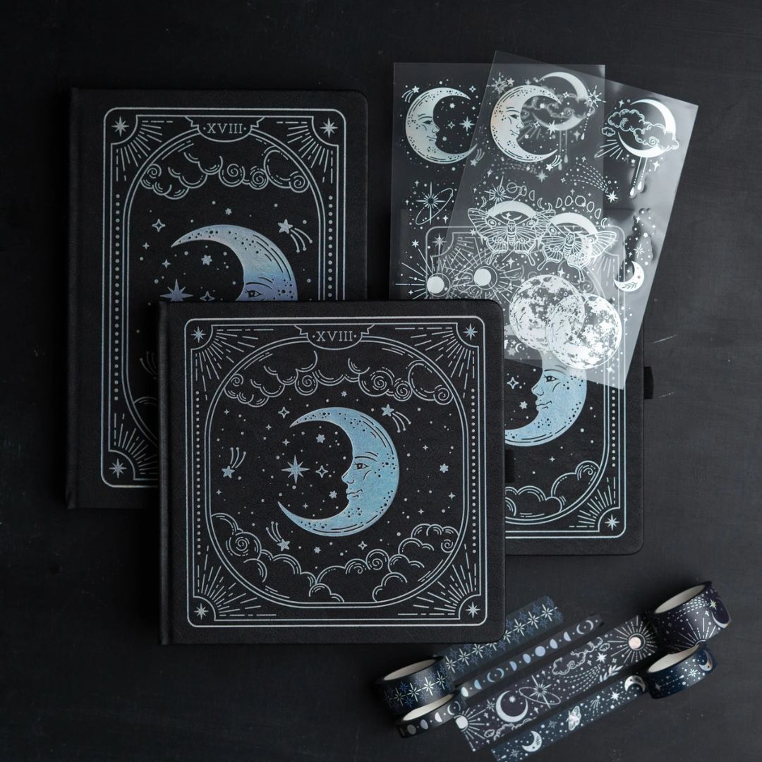Lunar Veil Dot Grid Journal - Archer & Olive - A5 - Archer & Olive