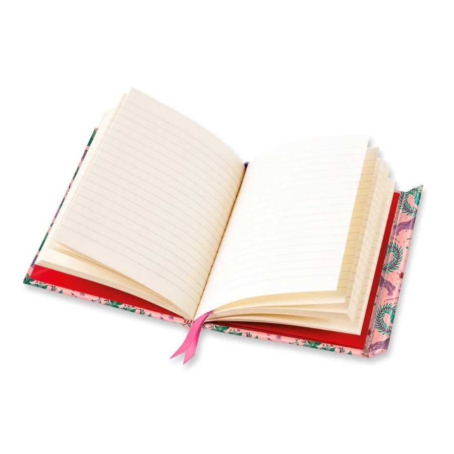 Lynx Emma J Shipley A5 Lined Journal - Flame Tree - Flame Tree