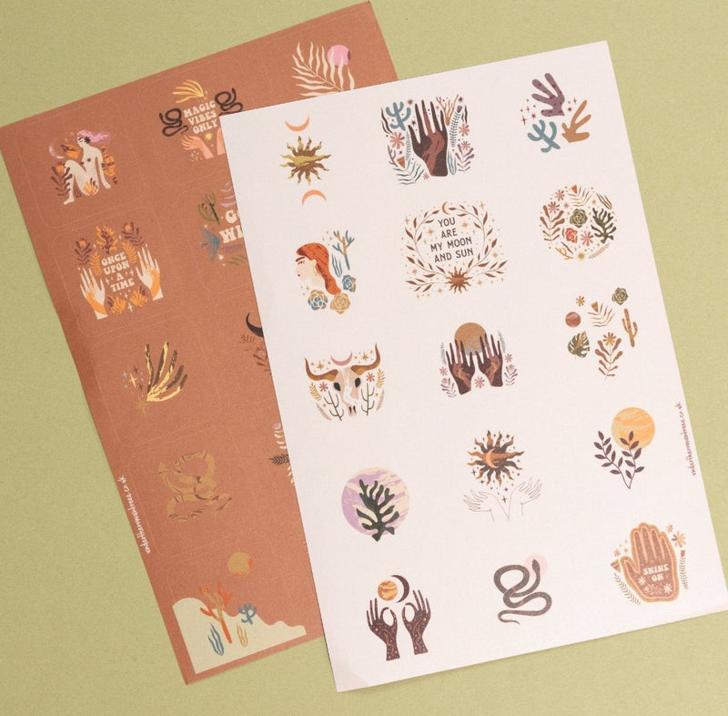 Magic West Sticker Sheets-Stickers-Under the Rowan Trees-Dark