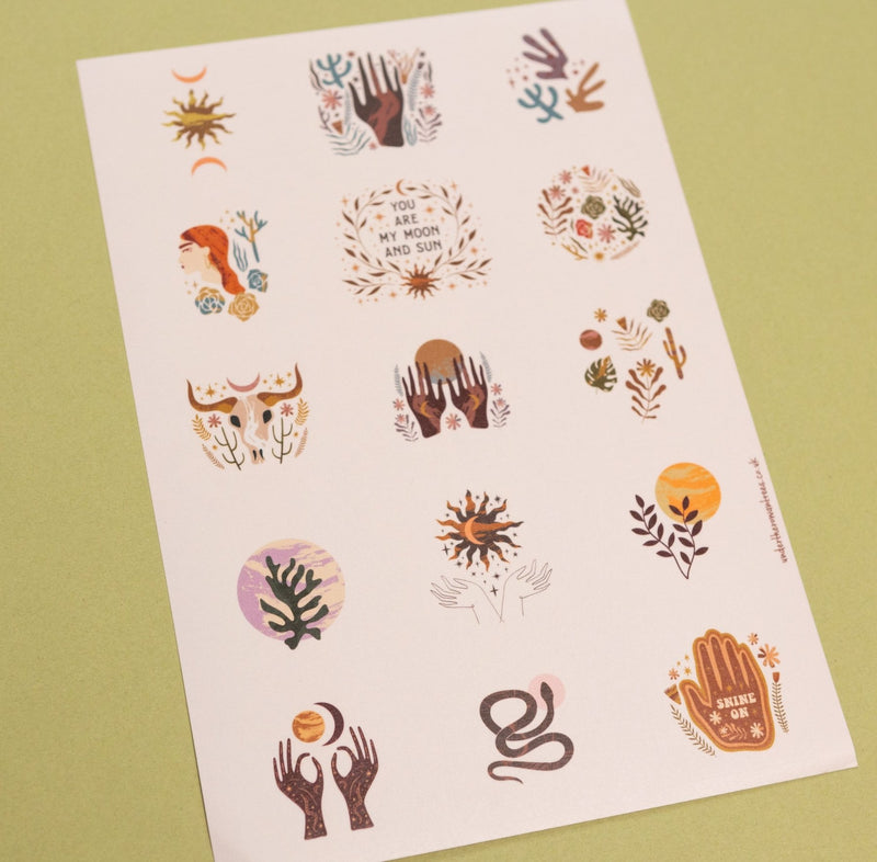 Magic West Sticker Sheets-Stickers-Under the Rowan Trees-Light