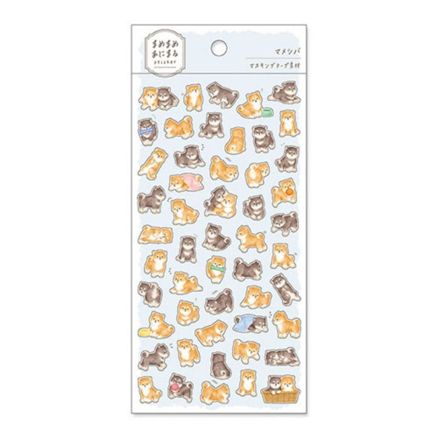 Mamemame Animal Stickers - Long-tailed Tit - Mind Wave