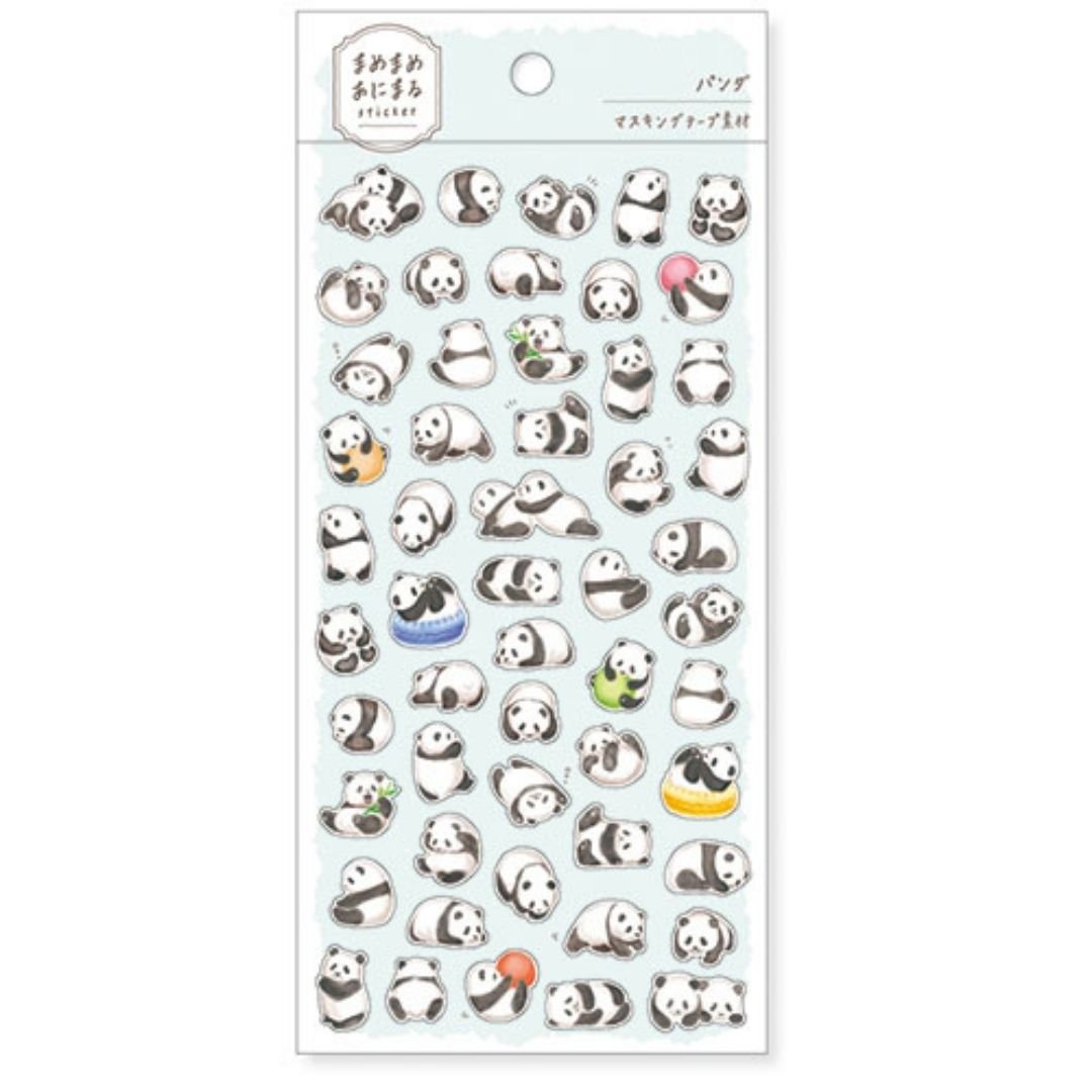 Mamemame Animal Stickers - Panda - Mind Wave