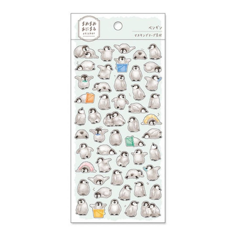 Mamemame Animal Stickers - Penguin - Mind Wave