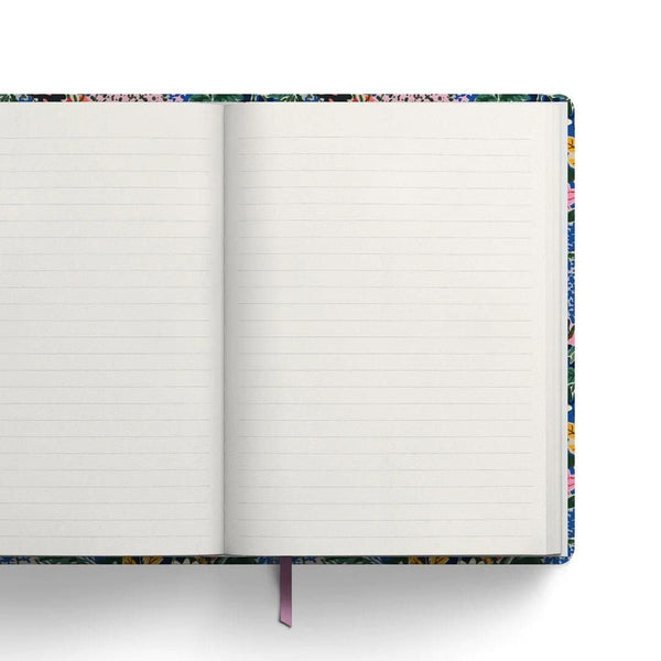 A5 Lined Notebook Kaleido-Notebooks-Ohh Deer-Marbling Cascade