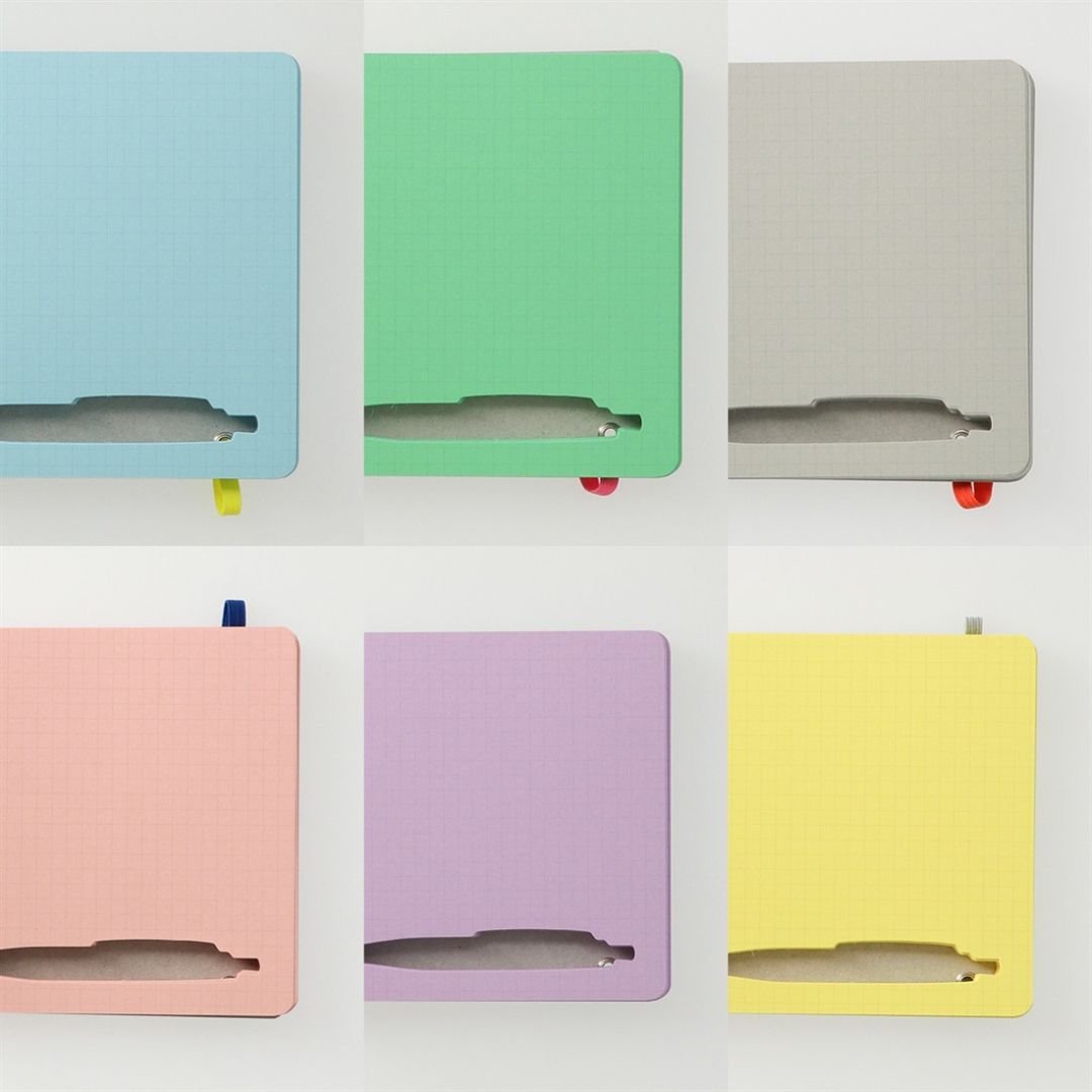 Markstyle Days Square Grid Notebook - Blue - Mark's Inc.