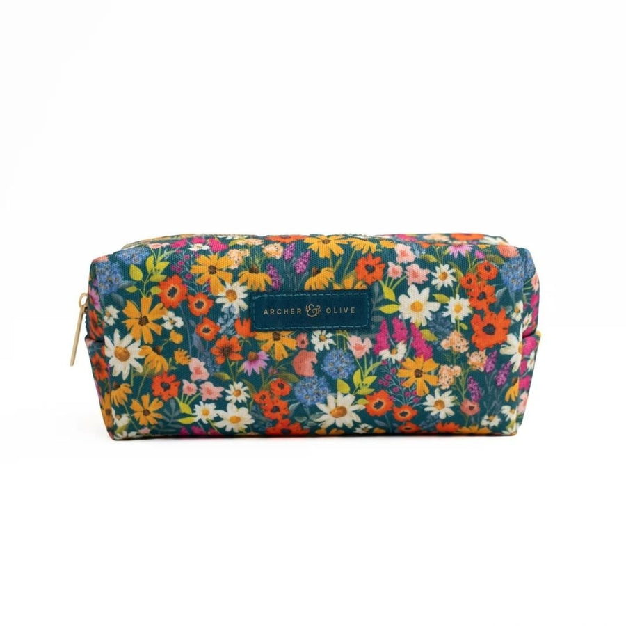 Meadow & Vine Boxy Zipper Pouch - Archer & Olive