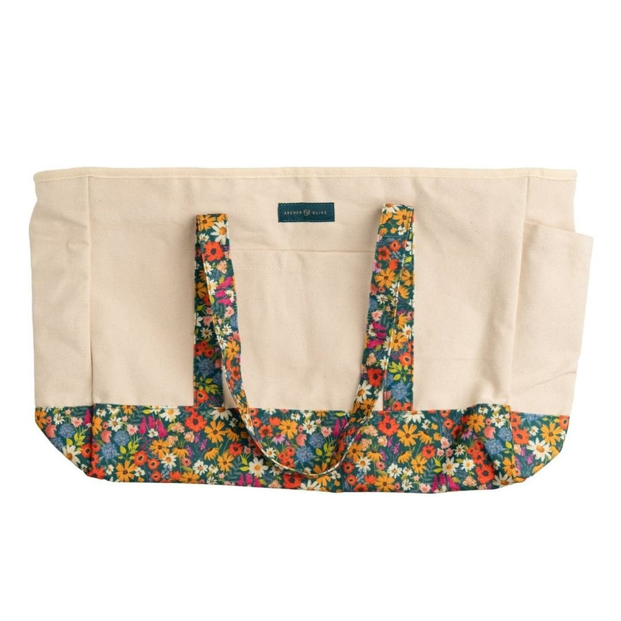 Meadow & Vine Canvas Tote Bag - Archer & Olive
