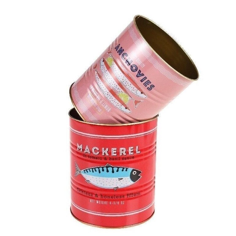 Medium Storage Tins (set of 2) - Fish - Rex