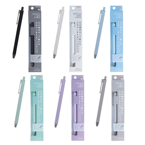 Metacil Light Knock Pencil - No Need to Sharpen!-Pencils-Sun-Star-Purple