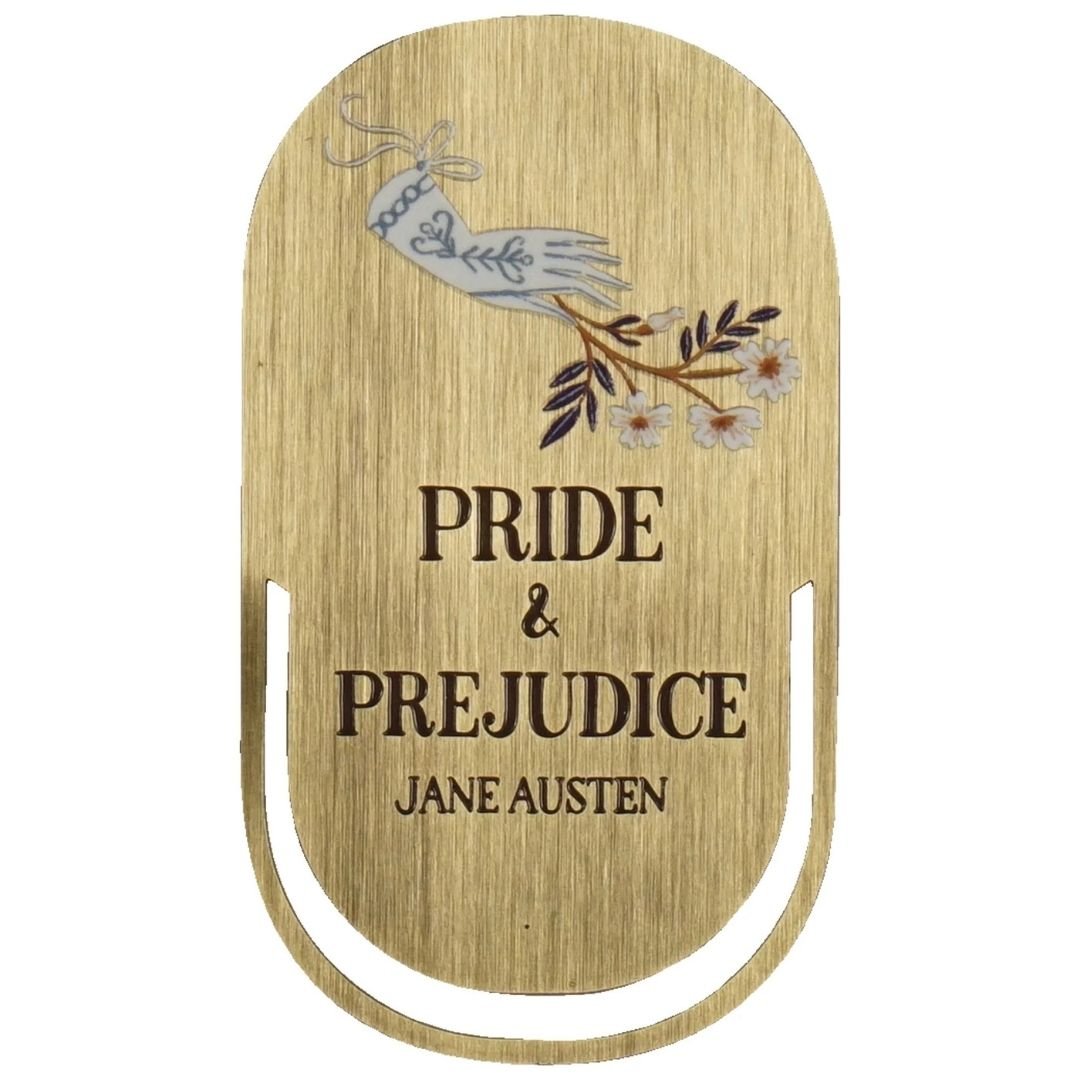 Metal Bookmark - Pride & Prejudice - Half Moon Bay