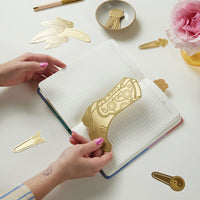 Metal Bookmarks-Bookmarks-Designworks Collective-Leaf