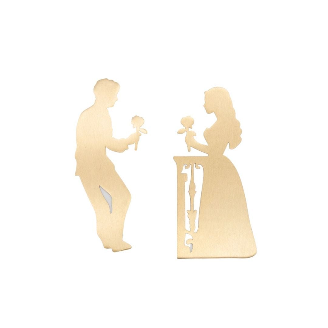 Metal Bookmarks Set of 2 Romeo & Juliet - Portico Designs