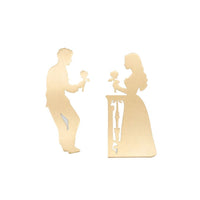 Metal Bookmarks Set of 2 Romeo & Juliet - Portico Designs