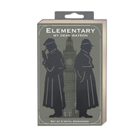 Metal Bookmarks Set of 2 Sherlock Holmes - Portico Designs