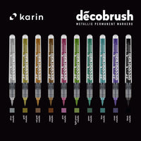 Metallic Brush Pens DecoBrush Karin - Metallic Blue - Karin