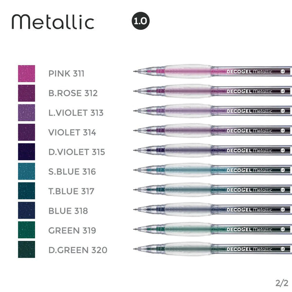 Metallic Gel Pens Decogel Karin-Pens-Karin-Silver