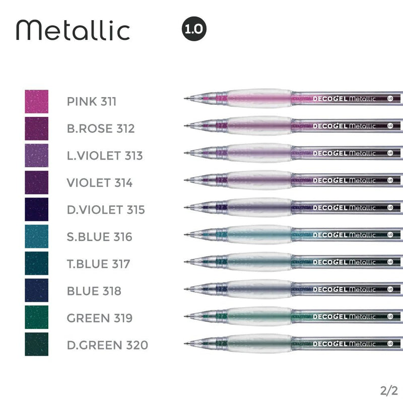 Metallic Gel Pens Decogel Karin-Pens-Karin-Silver