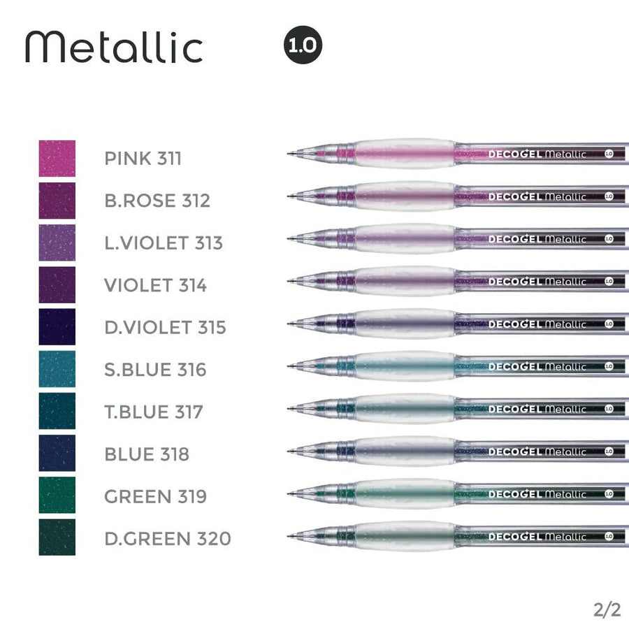 Metallic Gel Pens Decogel Karin-Pens-Karin-Silver