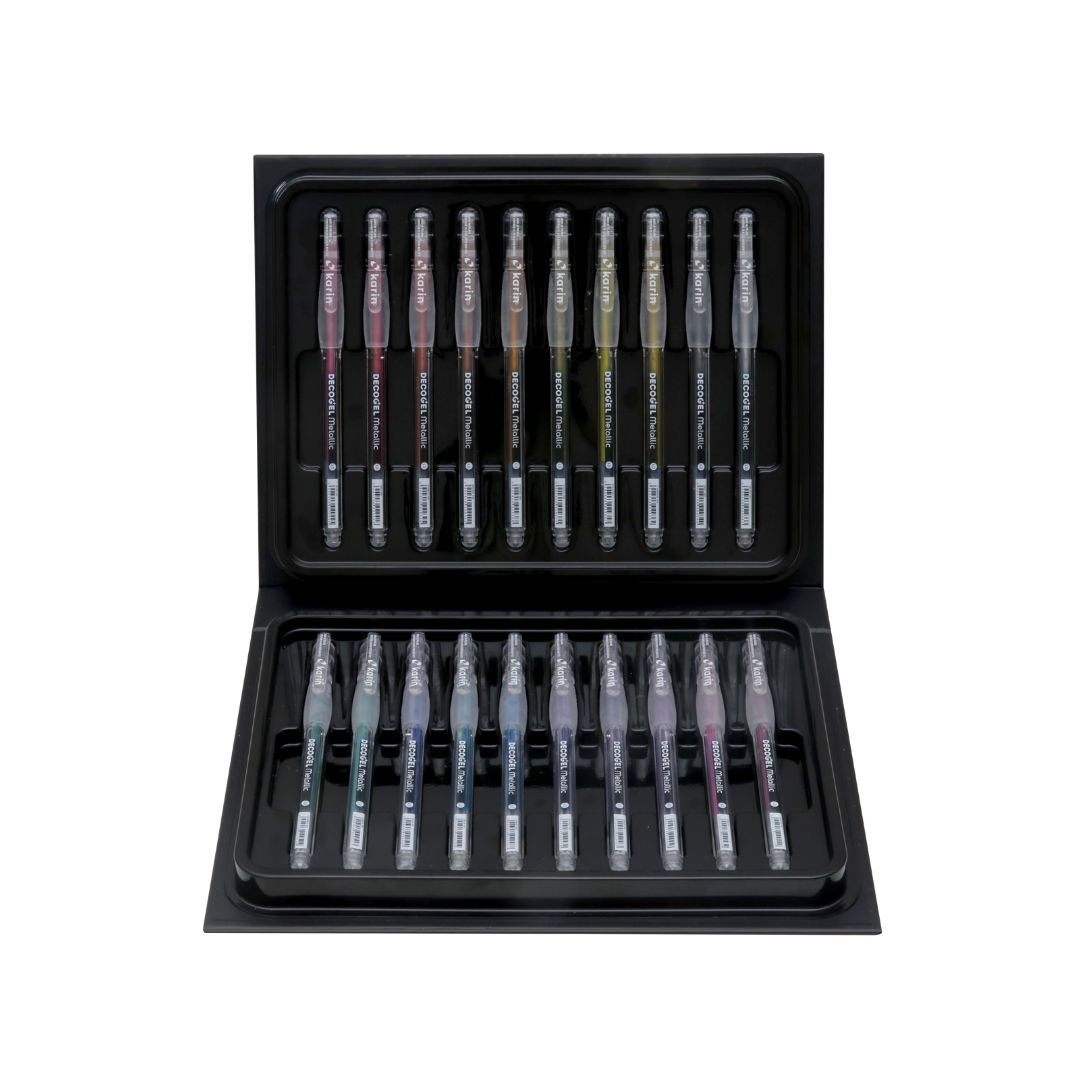 Metallic Gel Pens Set of 20 Decogel - Karin