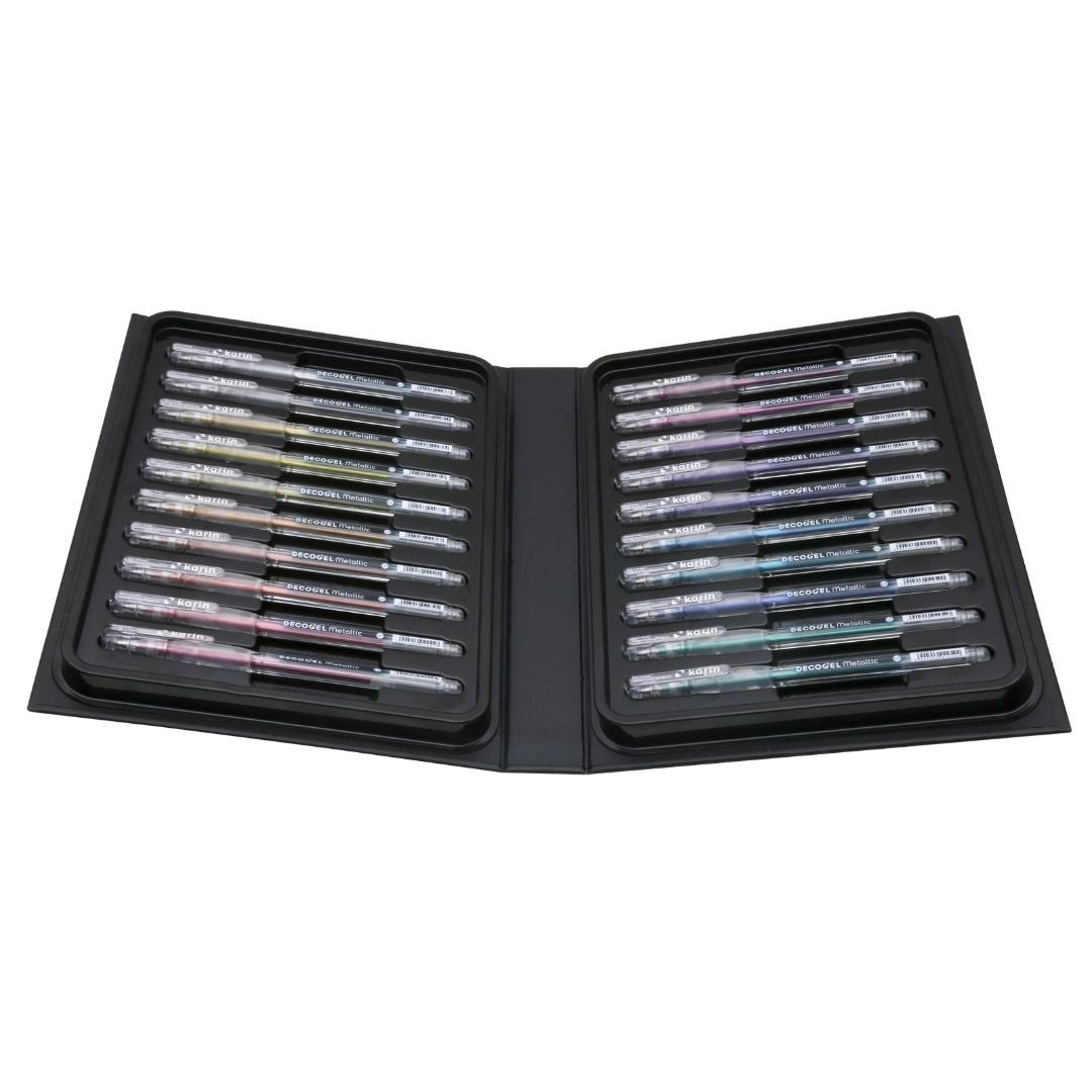 Metallic Gel Pens Set of 20 Decogel - Karin