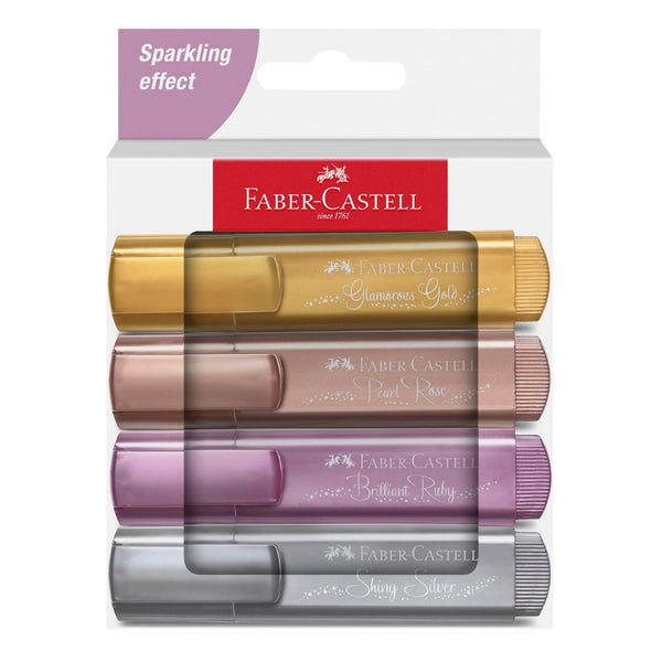 Metallic Textliner Set of 4 Faber-Castell-Pens-Faber-Castell-