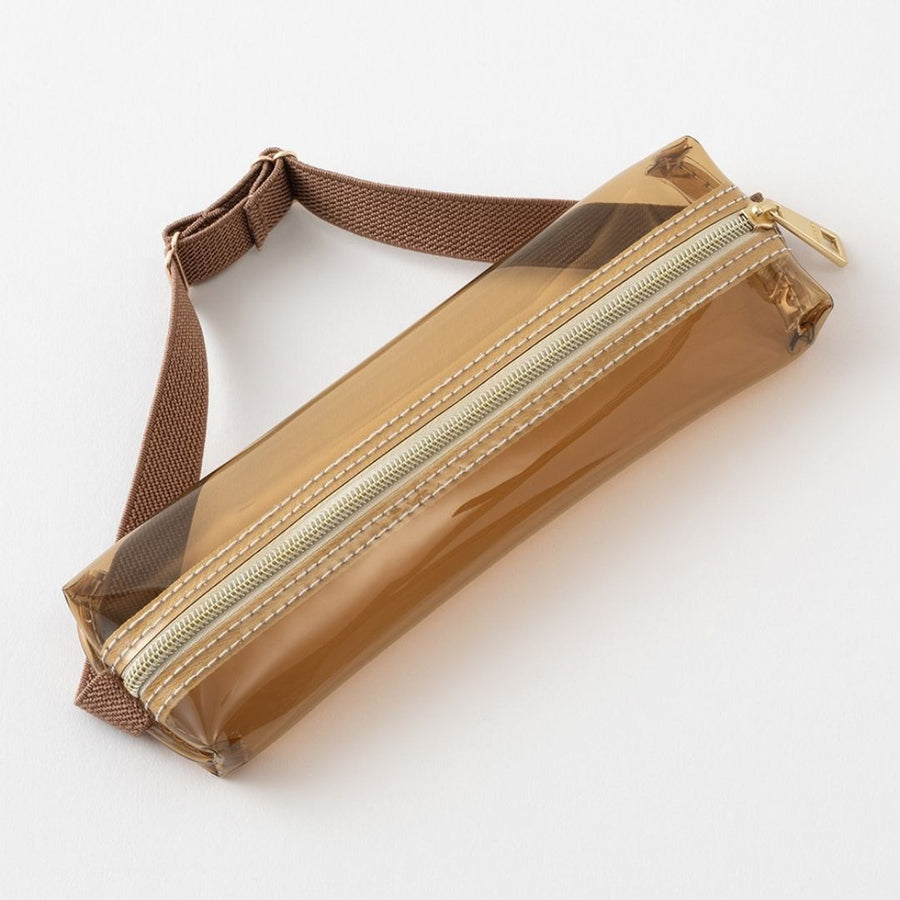 Midori Book Band Pen Case (B6-A5) - Brown - Midori