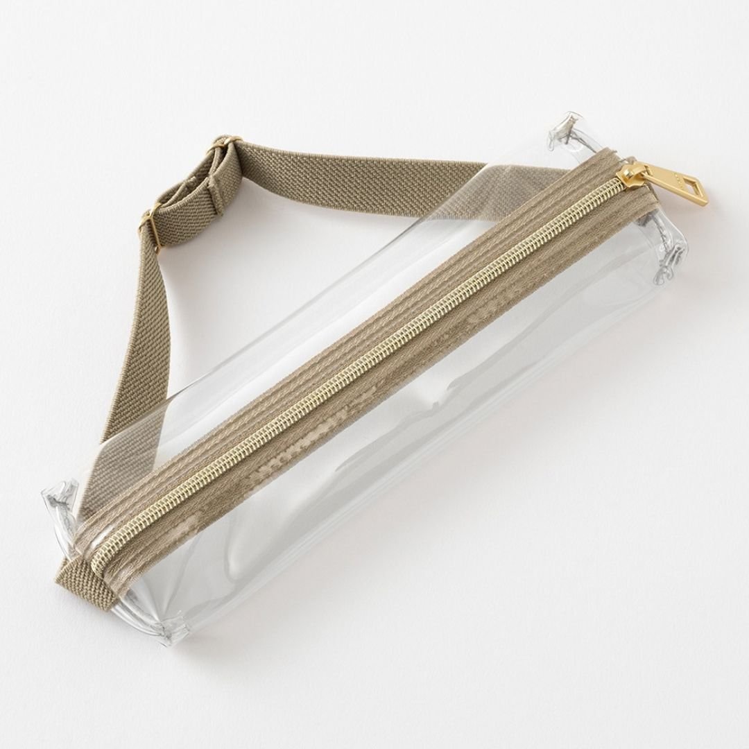 Midori Book Band Pen Case (B6-A5) - Clear - Midori