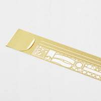 Midori Clip Ruler - Brass - Under the Rowan Trees