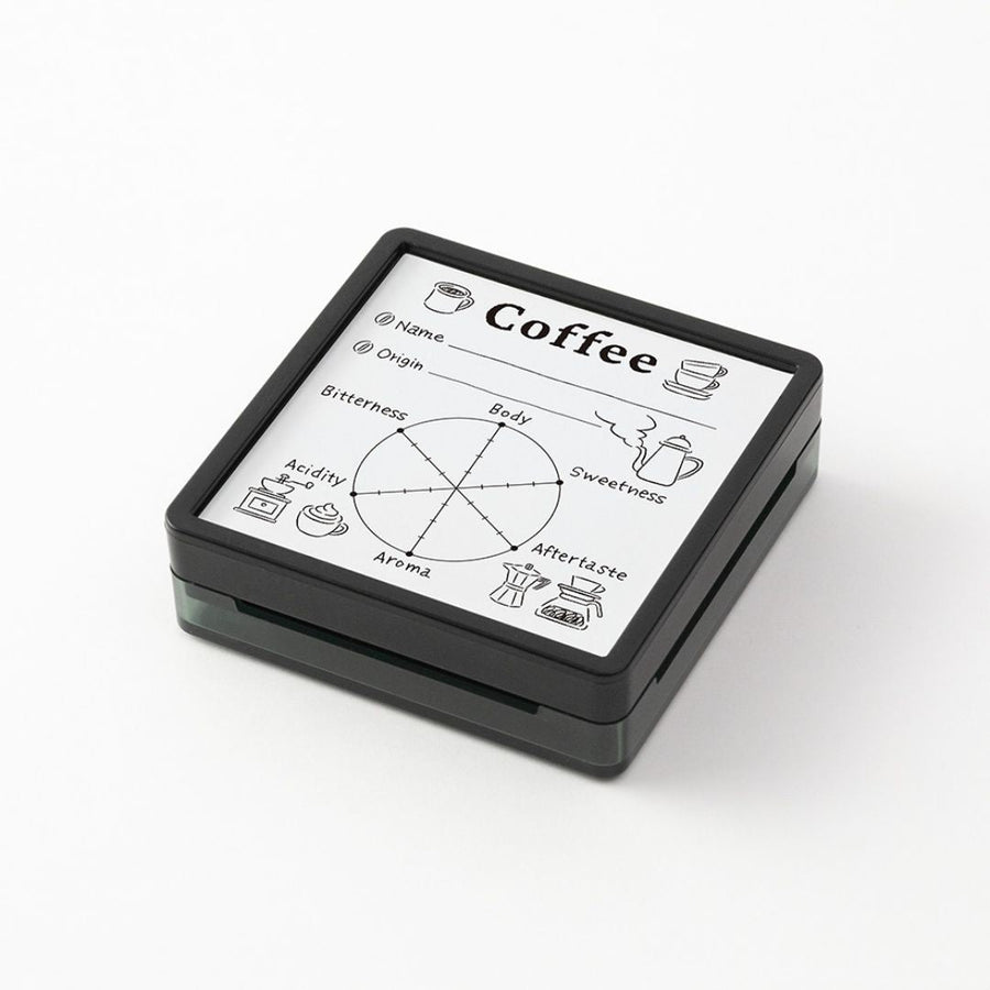 Midori Overseas Exclusive Paintable Stamp Pre-Inked - Coffee - Midori