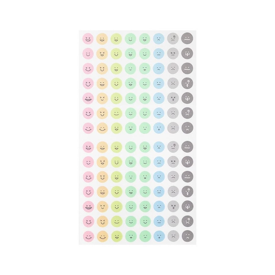 Midori PET Stickers Feeling Face - Midori