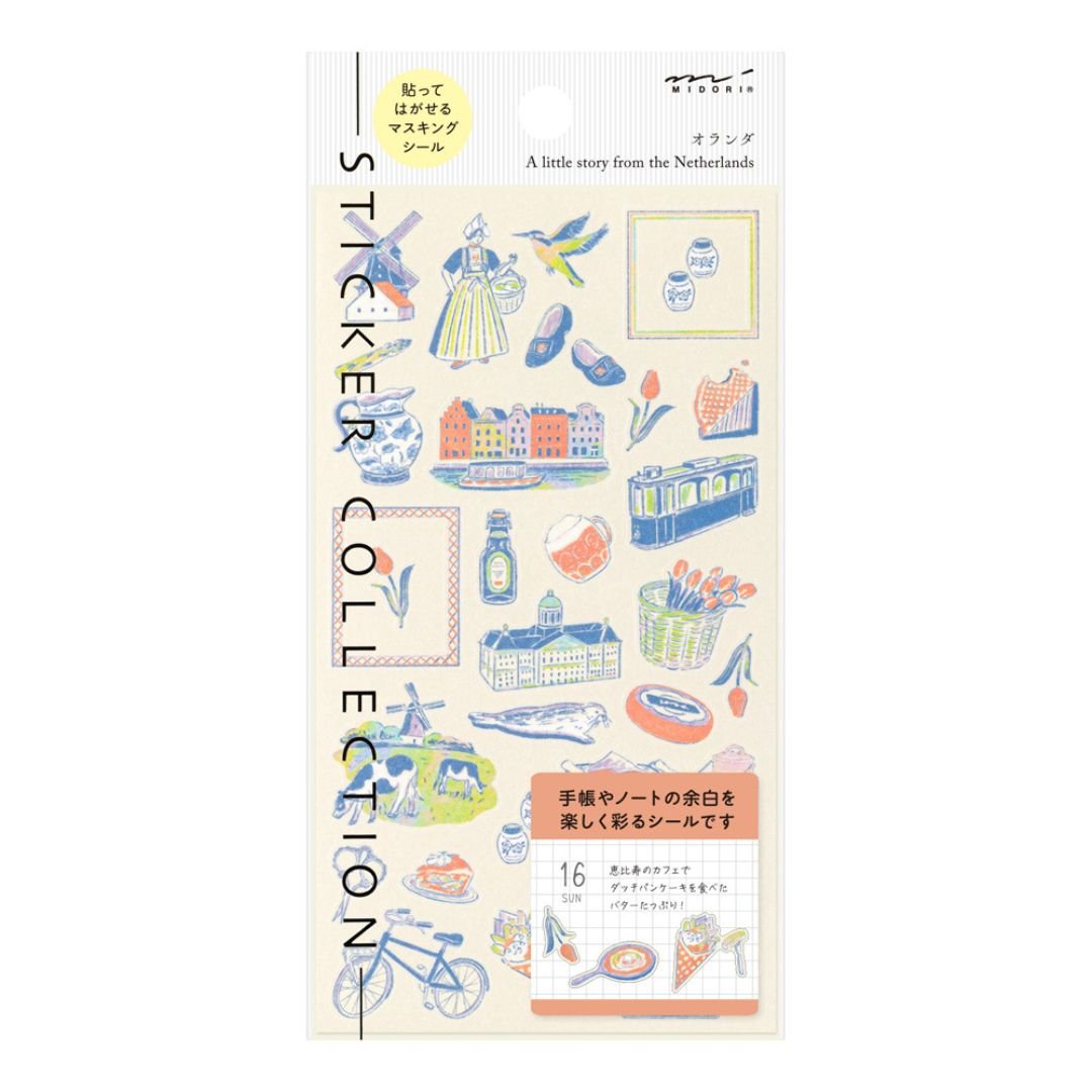 Midori Stickers International Motifs - Dutch - Midori