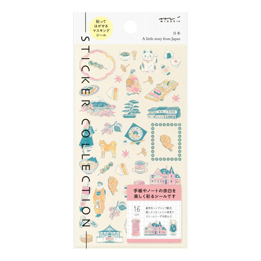 Midori Stickers International Motifs - Japanese - Midori