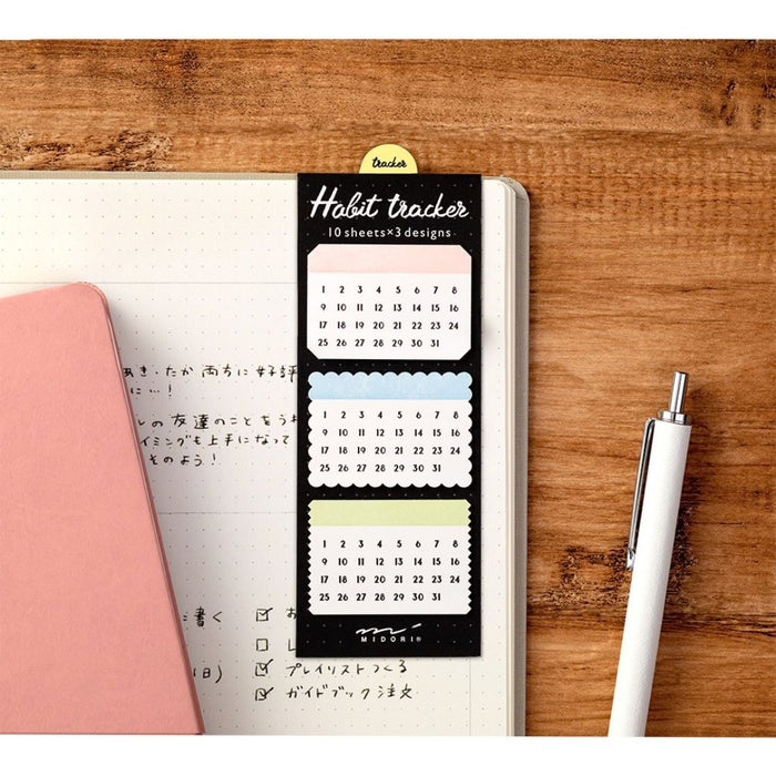 Midori Sticky Notes Journal Habit Colourful Stickers