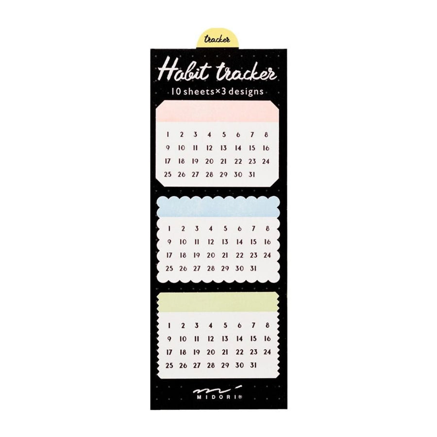 Midori Sticky Notes Journal Habit Colourful - Midori