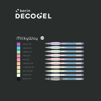Milky Way Decogel Karin Pastel Gel Pens - Black - Karin