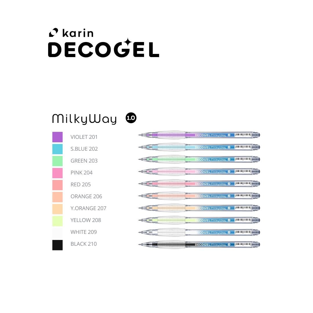 Milky Way Decogel Karin Pastel Gel Pens - Violet - Karin