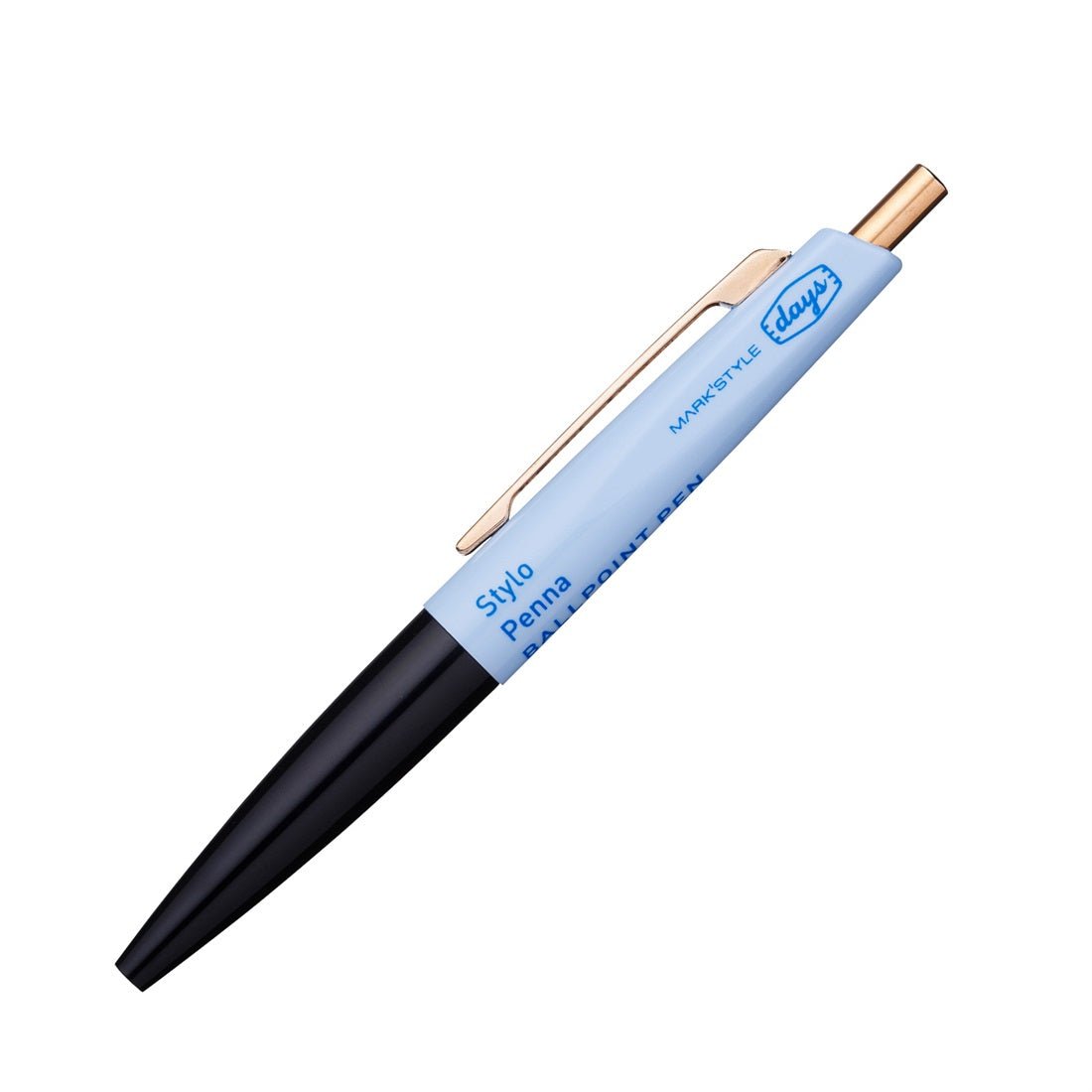 Mini Ballpoint Pen Aterique x Days - Mark's Tokyo - Black Blue - Mark's Inc.